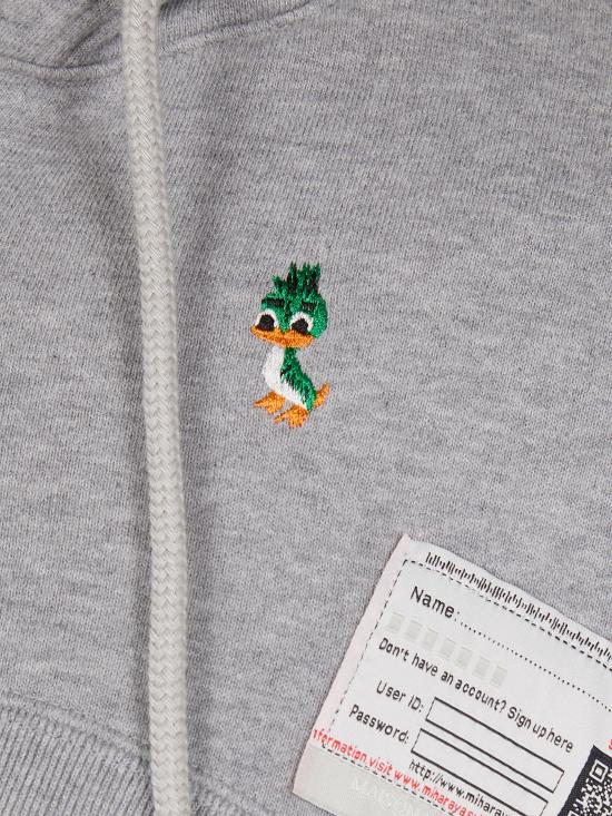 25FW 메종 미하라 야스히로 후드 티셔츠 B15PK582 GRAY - MAISON MIHARA YASUHIRO