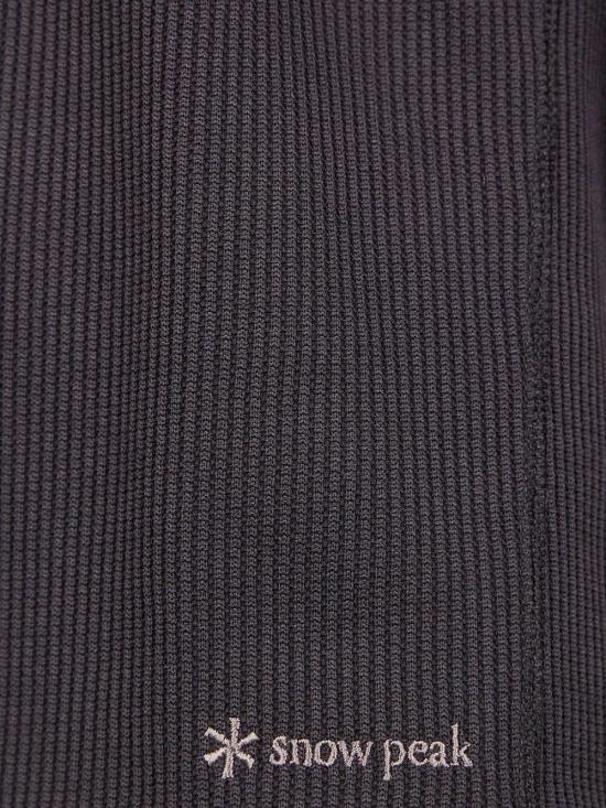 25FW 스노우피크 긴팔 티셔츠 SW 25AU011 BLACK - SNOW PEAK