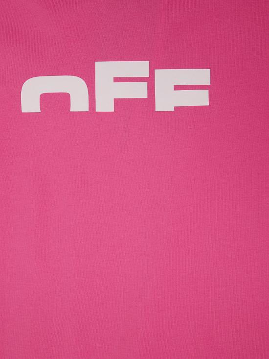 25FW [키즈] 오프화이트 라운지 웨어 OGDB030F25JER001 3201 FUCHSIA - OFF WHITE
