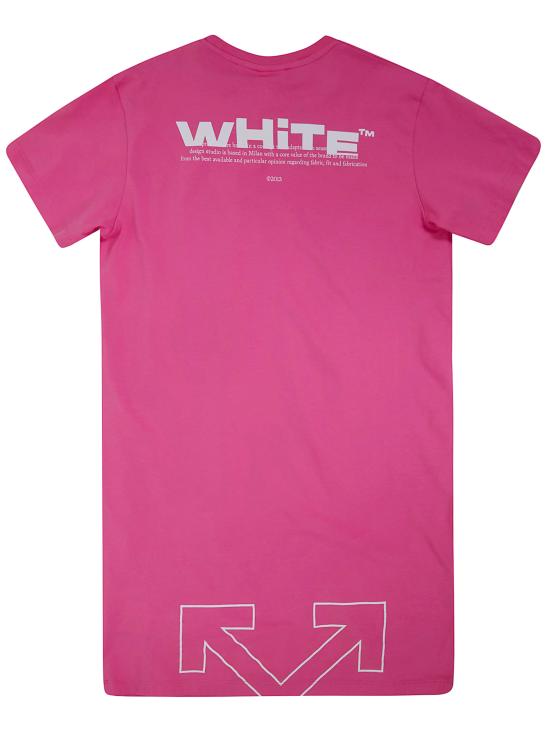 25FW [키즈] 오프화이트 라운지 웨어 OGDB030F25JER001 3201 FUCHSIA - OFF WHITE