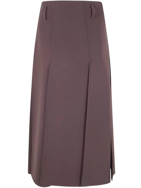 26SS 닥터 호프 미디 스커트 4893 4278 0701 DARK BROWN - DR HOPE