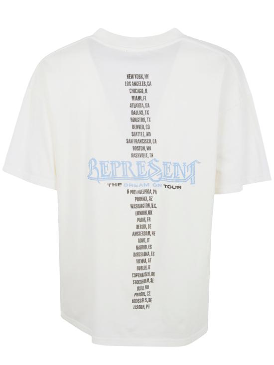 26SS 리프레젠트 반팔 티셔츠 MLM100823 FLAT WHITE - REPRESENT