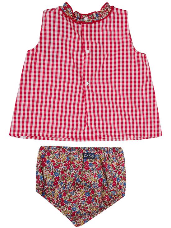 25SS [키즈] 세인트바쓰 트레이닝웨어/오버롤/세트 ABB0002 04726H 41 EMMA GEORGINA EMBROIDERED - MC2 SAINT BARTH