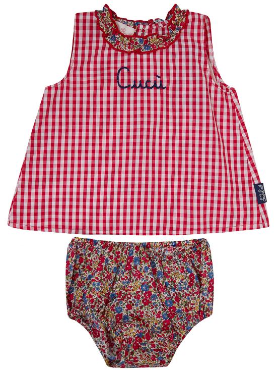 25SS [키즈] 세인트바쓰 트레이닝웨어/오버롤/세트 ABB0002 04726H 41 EMMA GEORGINA EMBROIDERED