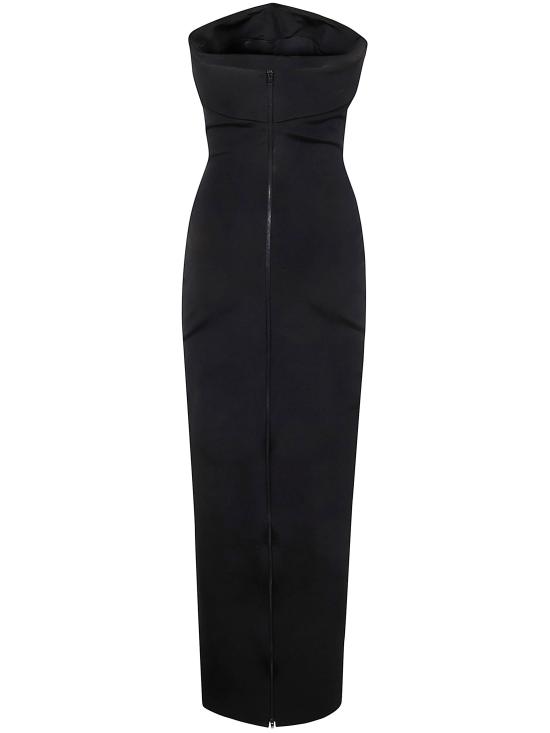 26SS 발망 롱 원피스 GF1RG080JL05 0PA BLACK - BALMAIN