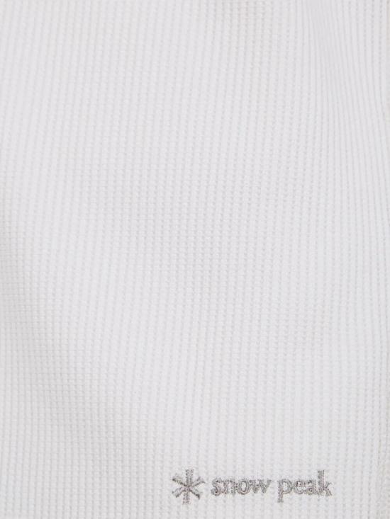 25FW 스노우피크 반팔 티셔츠 TS 25AU002 OFF WHITE - SNOW PEAK