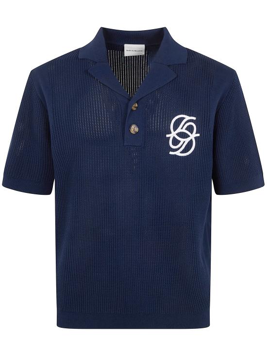 26SS 드롤드무슈 폴로 티셔츠 J PO171 CO207 NAVY