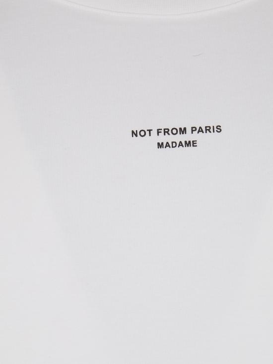 26SS 드롤드무슈 반팔 티셔츠 PERM TS202 CO002 098 OPTIC WHITE - DROLE DE MONSIEUR