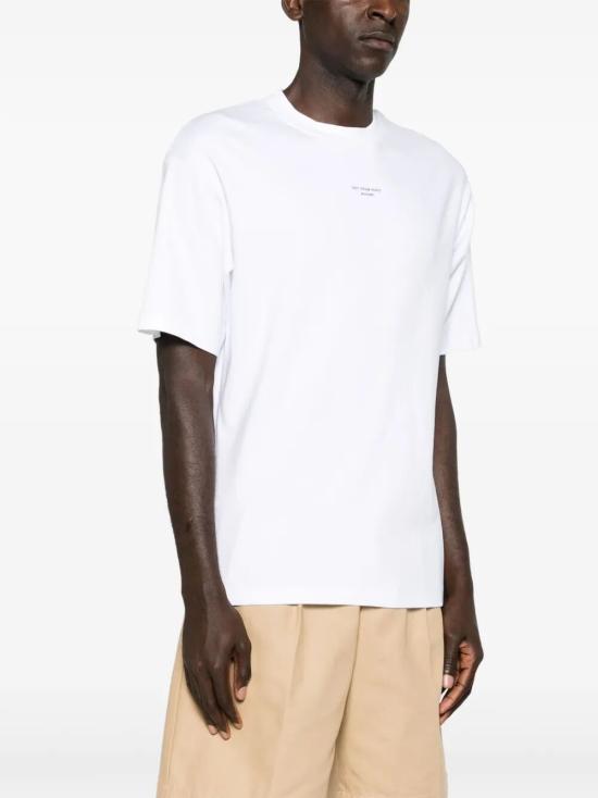 26SS 드롤드무슈 반팔 티셔츠 PERM TS202 CO002 098 OPTIC WHITE - DROLE DE MONSIEUR