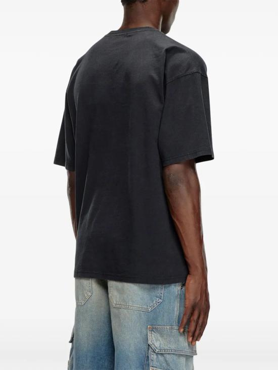 26SS 디젤 반팔 티셔츠 A13049 0DQAU 098 9XX BLACK - DIESEL