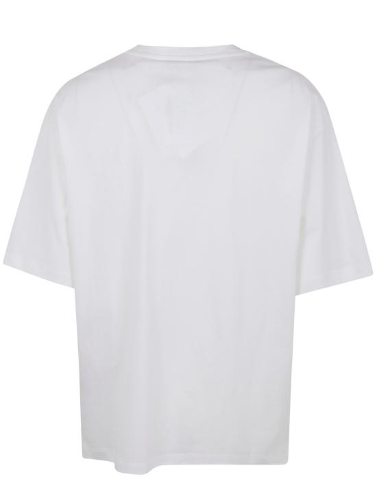 26SS 발망 반팔 티셔츠 GF1EG110BD41 GXF WHITE LIGHT GREEN - BALMAIN