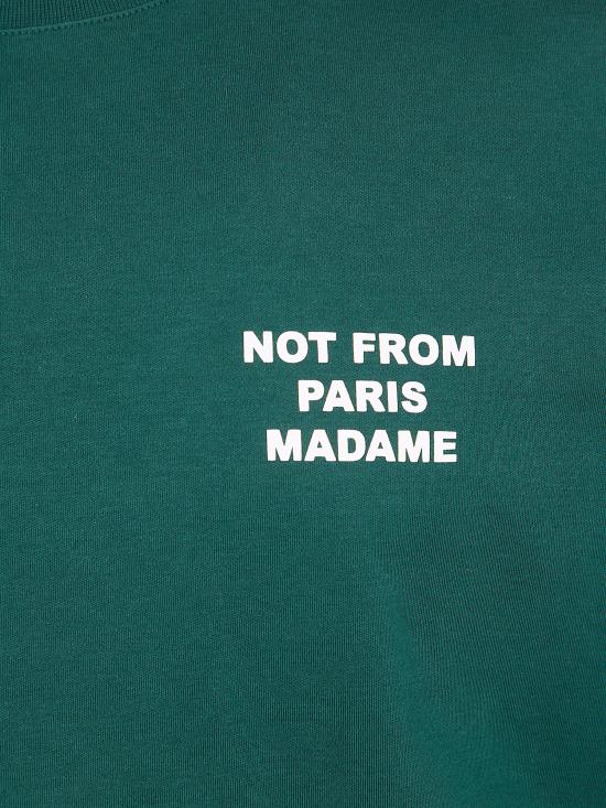 26SS 드롤드무슈 반팔 티셔츠 PERM TS203 CO002 DARK GREEN - DROLE DE MONSIEUR