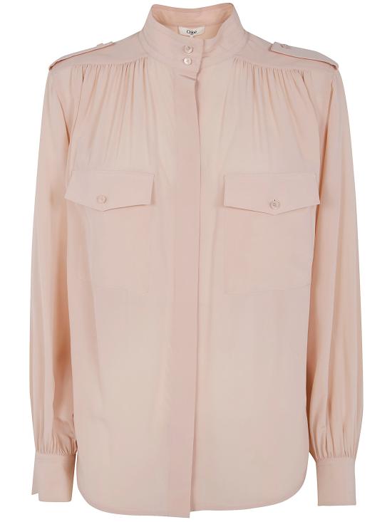 26SS 끌로에 블라우스 CH26SHT20005 6H6 DELICATE PINK