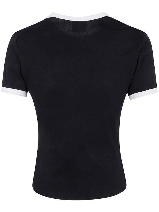 26SS 쿠레쥬 반팔 티셔츠 VESJTS017JS0070 098 9901 BLACK HERITAGE WHITE - COURREGES