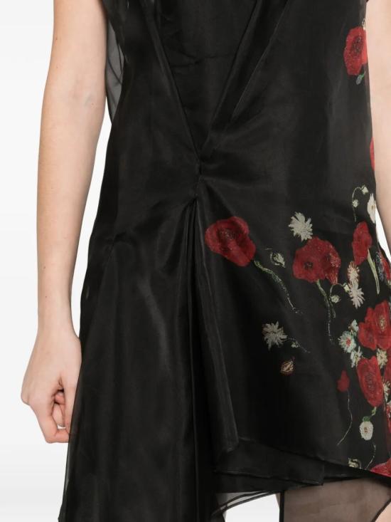 26SS 케이트 숏 원피스 55833431 369 BLACK RED - KHAITE