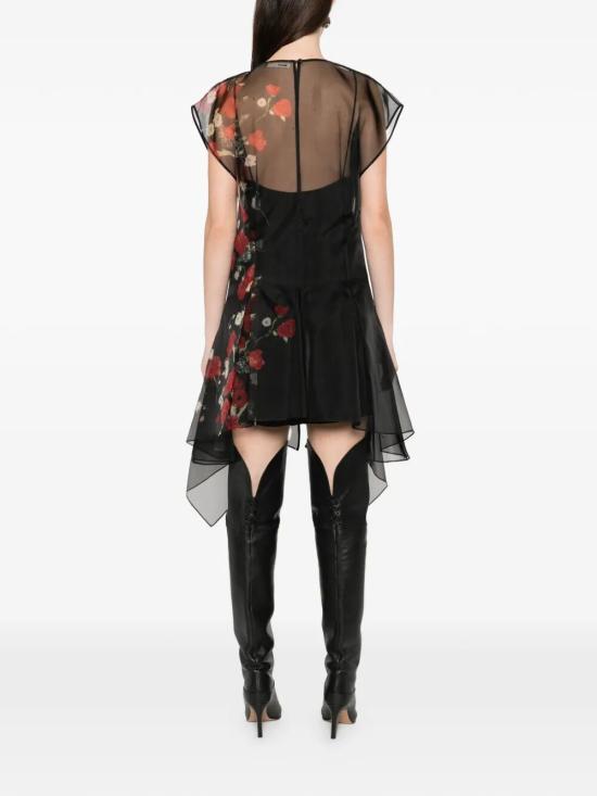 26SS 케이트 숏 원피스 55833431 369 BLACK RED - KHAITE