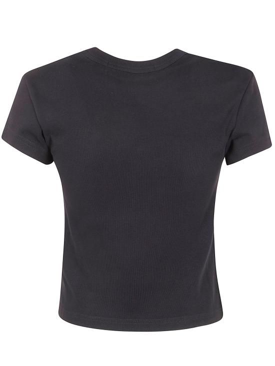 26SS 알렉산더 왕 반팔 티셔츠 1CC1261209 001 BLACK - ALEXANDER WANG