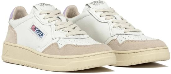 25FW 오트리 메달리스트 로우 스니커즈 AULWLS68 WHITE - AUTRY