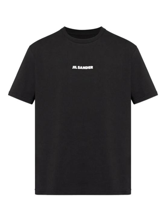 26SS 질샌더 반팔 티셔츠 J22GC0237 J20103 001 BLACK