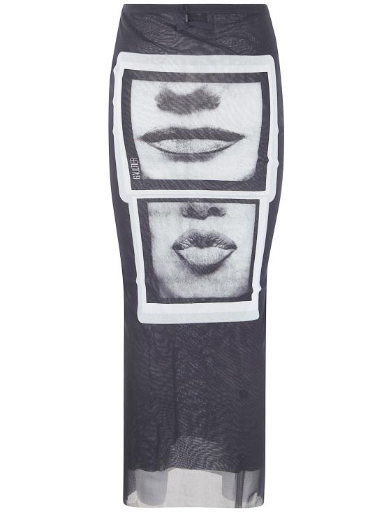 26SS 장 폴 고티에 롱 원피스 26 01 W SK042 M021P 000201 BLACK GREY WHITE - JEAN PAUL GAULTIER