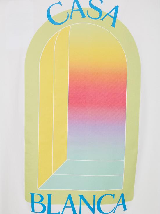 26SS 카사블랑카 반팔 티셔츠 M SP26 JTS 001 13 BRIGHT WHITE - CASABLANCA