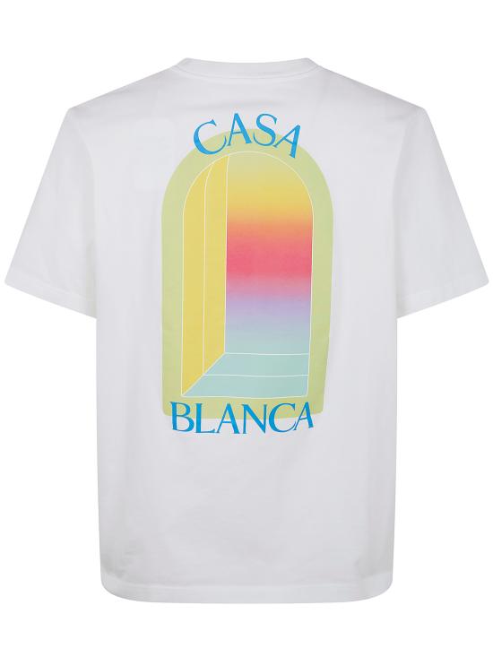 26SS 카사블랑카 반팔 티셔츠 M SP26 JTS 001 13 BRIGHT WHITE - CASABLANCA