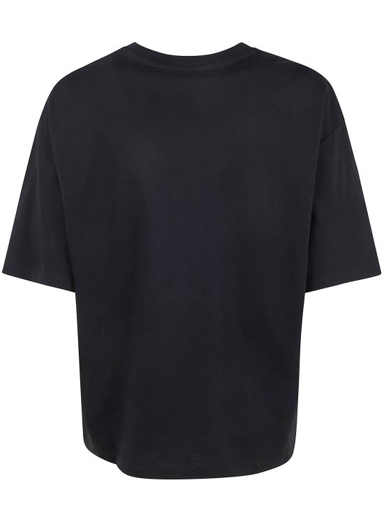 26SS 발망 반팔 티셔츠 GF1EG110BD41 EAB BLACK WHITE - BALMAIN