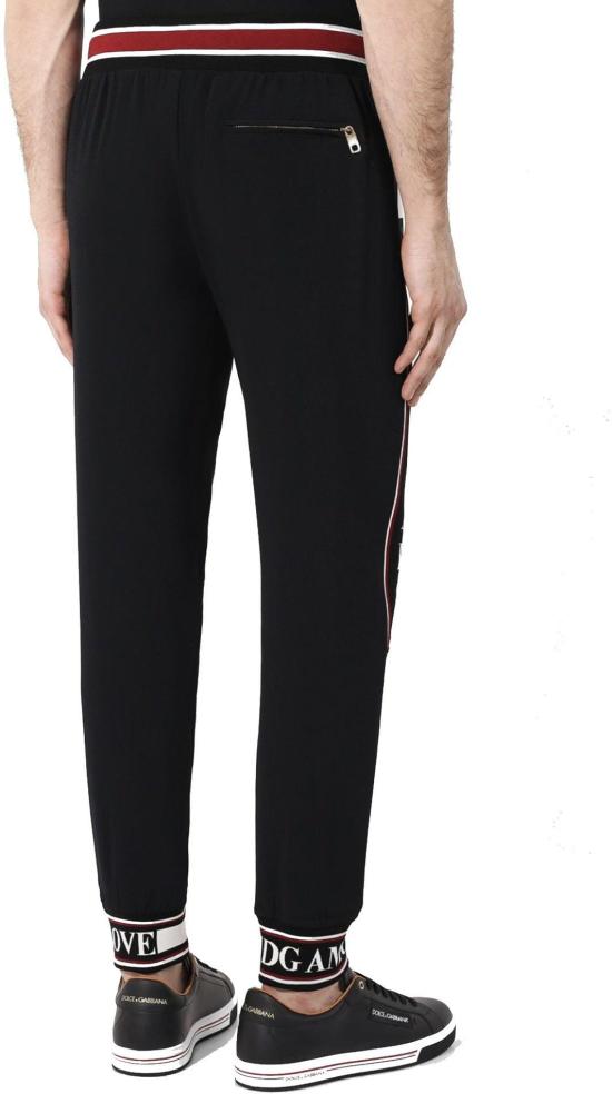  돌체앤가바나 트레이닝/조거 팬츠 GYHNAZG7QXUN0000 BLACK - DOLCE & GABBANA