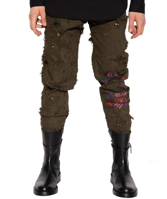  디스퀘어드2 스트레이트 팬츠 S71KB0450S54555697 GREEN - DSQUARED2