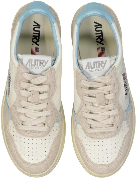 25FW 오트리 메달리스트 로우 스니커즈 AULWHE01 WHITE - AUTRY