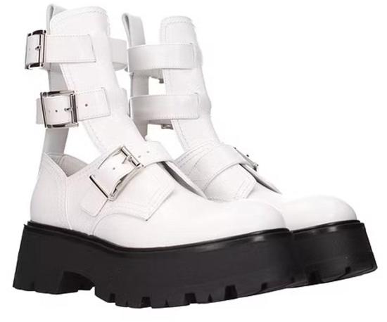  알렉산더 맥퀸 부츠 700078WIC639359 WHITE - ALEXANDER MCQUEEN