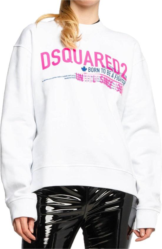  디스퀘어드2 긴팔 티셔츠 S72GU0298S25042100 WHITE - DSQUARED2
