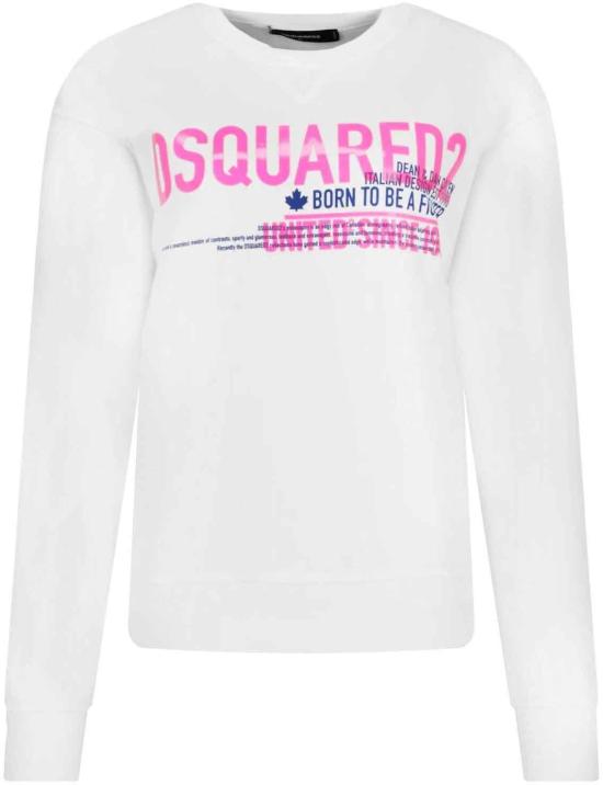  디스퀘어드2 긴팔 티셔츠 S72GU0298S25042100 WHITE