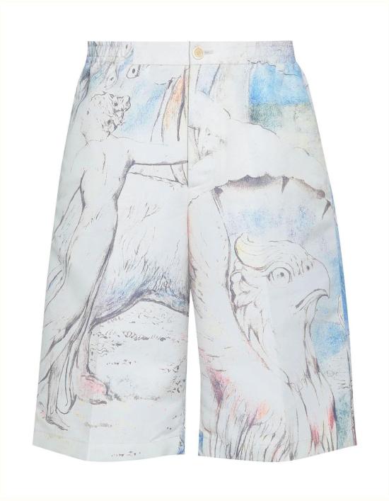  알렉산더 맥퀸 숏팬츠 682311QSR798500 BEIGE