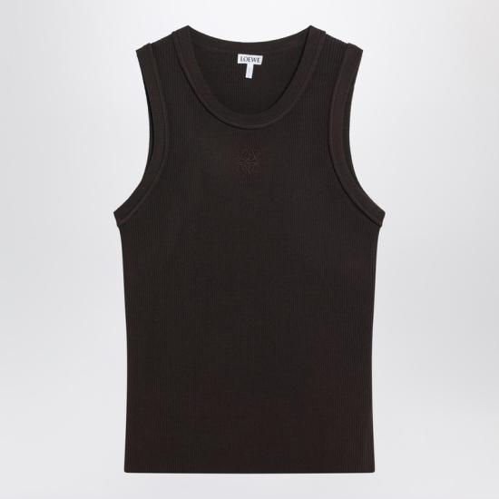  로에베 민소매 티셔츠 S359Y55K51VI Brown