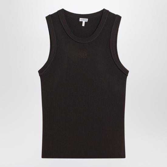 26SS 로에베 민소매 티셔츠 S359Y55K51VI Brown