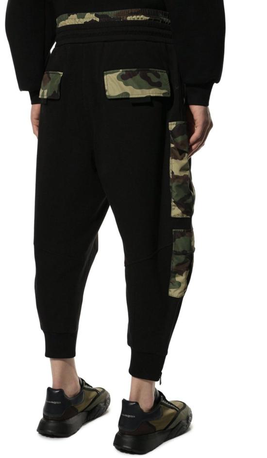  돌체앤가바나 트레이닝/조거 팬츠 GWYJAZG7BSRS9000 BLACK - DOLCE & GABBANA