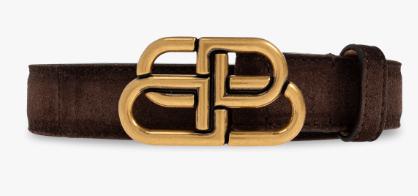 25FW 발렌시아가 레귤러 벨트 5816902AB592308 MARRONE DOM