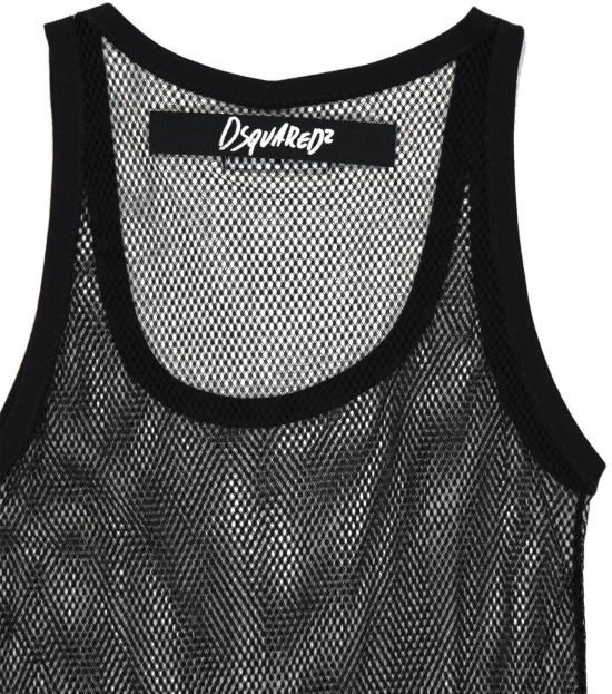 Seizoenloos 디스퀘어드2 민소매 티셔츠 S75CU0975S49608900 BLACK - DSQUARED2