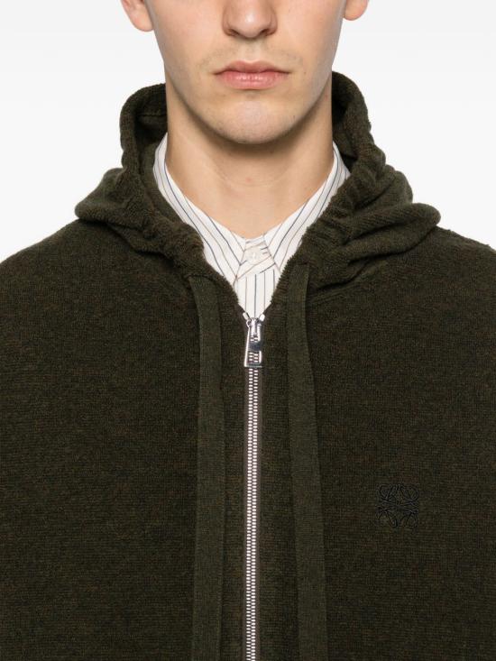 26SS 로에베 후드 티셔츠 H526Y16 KAT4160 Kaki - LOEWE