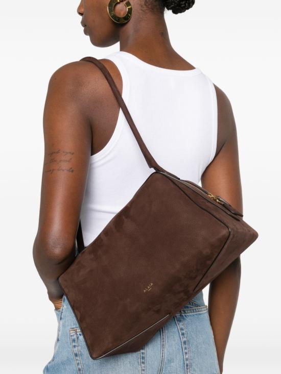 26SS 알라이아 숄더백 AA1L2019CA214 733 Brown - ALAIA