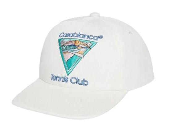 25FW 카사블랑카 볼캡 HAT 002BIANCO White