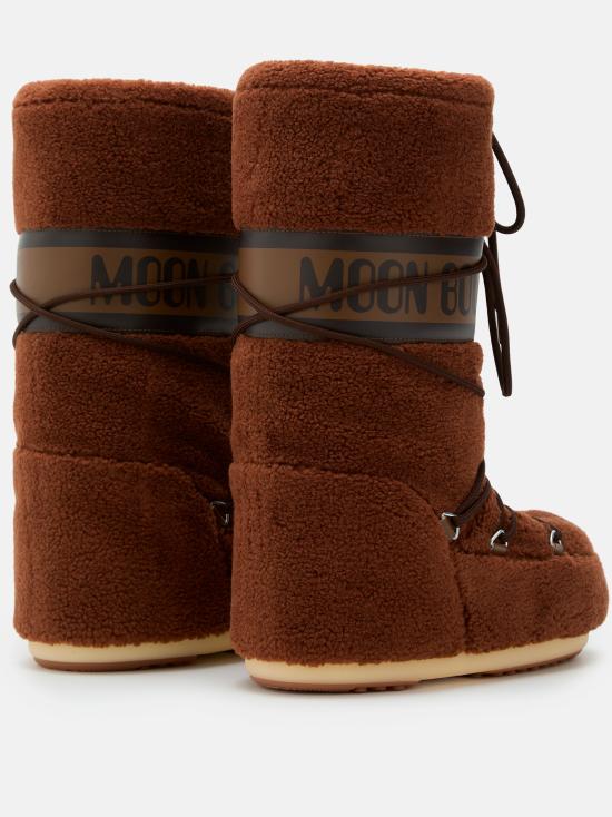 25FW 문부츠 아이콘 플리스 부츠 80D1403080 M004 BROWN - MOON BOOT