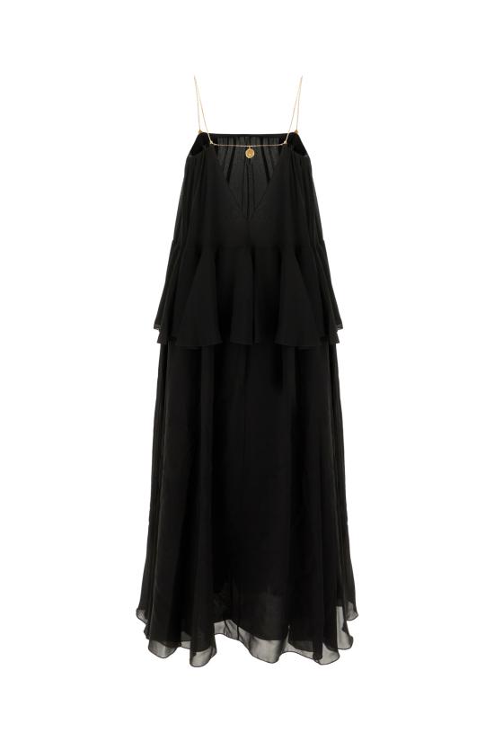 26SS 끌로에 미디 원피스 CH26SRO03002 001 BLACK - CHLOE