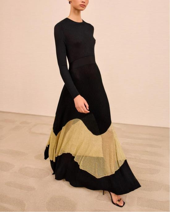  울라 존슨 롱 원피스 로앤 롱 드레스 블랙 - ULLA JOHNSON