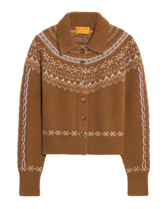  게스트 인 레지던스 가디건 클라우드 샬레 카디건 브라운