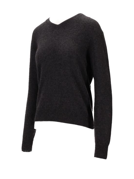 26FW 생로랑 캐시미어 브이넥 스웨터 781571Y76LZ 1270 - SAINT LAURENT