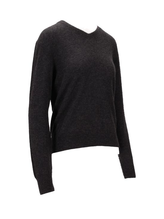 26FW 생로랑 캐시미어 브이넥 스웨터 781571Y76LZ 1270 - SAINT LAURENT