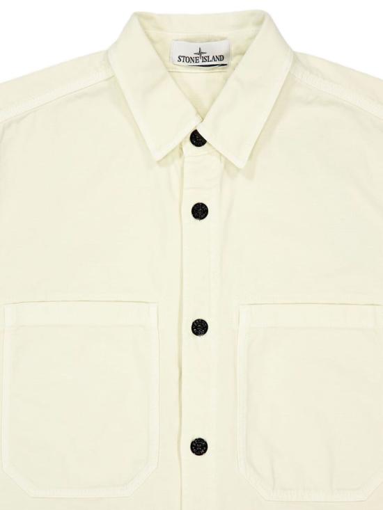 25FW 스톤 아일랜드 긴팔 셔츠 K2S151200025S0184V0193 IVORY DOM - STONE ISLAND