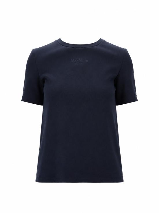 25FW 에스막스마라 반팔 티셔츠 2529976021600TUBO 006 BLU MARINO